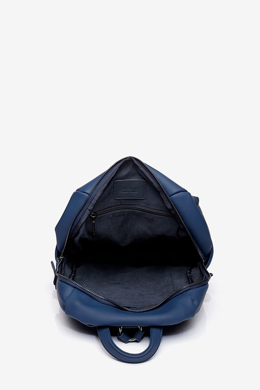 mochila azul abierta abbacino